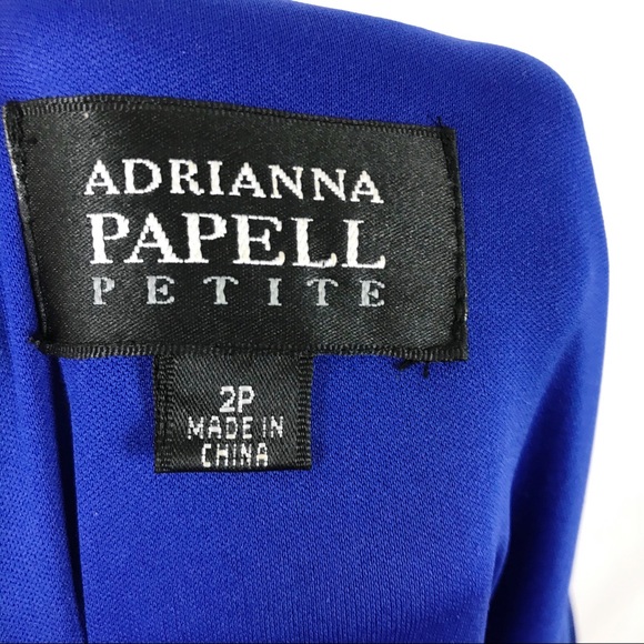 Adrianna Papell surplice twist midi dress 2P. B148 - Picture 5 of 8